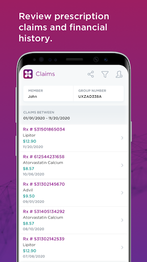 MyRxPlan Screen 2