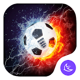 New free glow football APUS stylish sport theme icon
