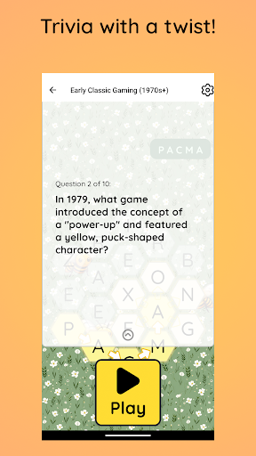 Android application Lettercomb Trivia screenshort