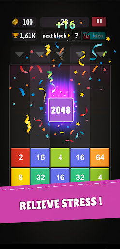 Android application Drop And Shoot 2048 screenshort