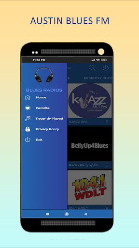 Austin Blues Radio FM Screen 3