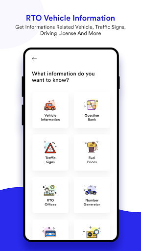 Android application RTO Vehical Information screenshort