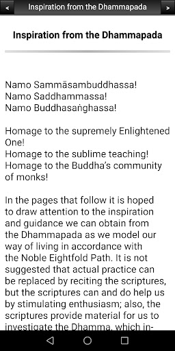 Inspiration from Dhammapada Screen 3