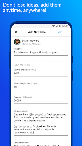 SoftServe Innovation Platform Screen 3