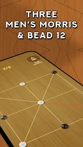 Three Men's Morris and Bead 12