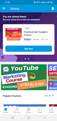Android application Lakshya screenshort