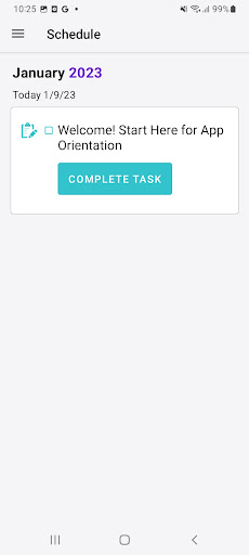 BILUS Diary Screen 3