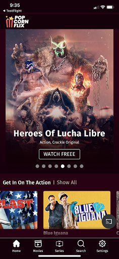 Screenshot of Popcornflix™ – Movies & TV