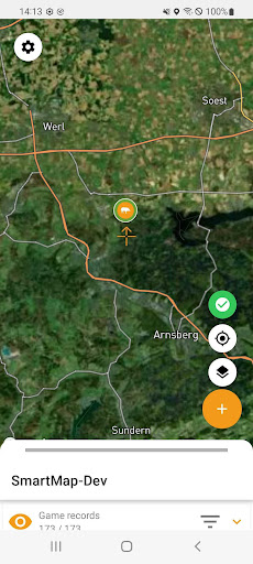 Android application diwima SmartMap screenshort
