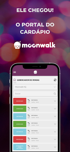 Portal do cardápio Moonwalk Screen 3