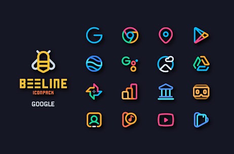 BeeLine Icon Pack Patched Apk 2