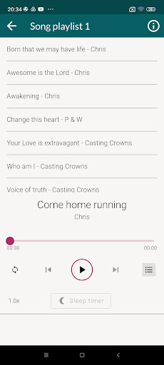 Christian Worship Songs Screen 3