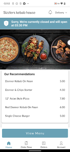 Sizzlers kebab house Screen 2