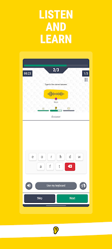 Wizzly - Vocabulary Screen 3