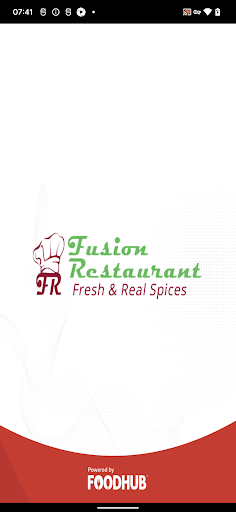 Android application Fusion Restaurant screenshort