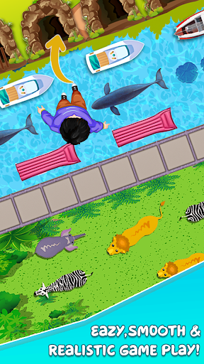 City Traffic Road Cross Game Screen 2