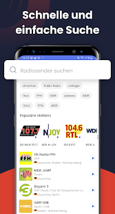 Meu rádio - aplicativo de rádio FM, captura de tela da Tunein Radio Deutschland