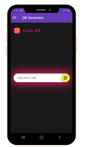 QR Generator App Screen 3