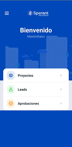 CRM Sperant - App Comercial Screen 2