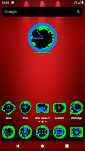 Cracked Green Blue Icon Pack Unknown