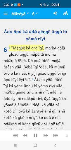Gbaya Bible Screen 2