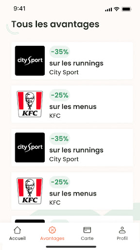 Carte Jeunes Screen 2
