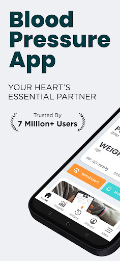 Android application Blood Pressure App - SmartBP screenshort