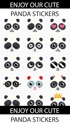 Cute Panda Emoji Stickers
