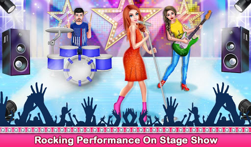 Android application Girl Become a Rockstar Model screenshort