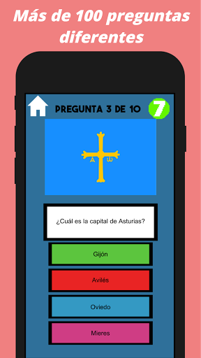 Android application Asturias Quiz Game screenshort