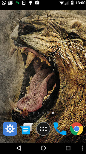 roaring lion wallpaper Screen 2