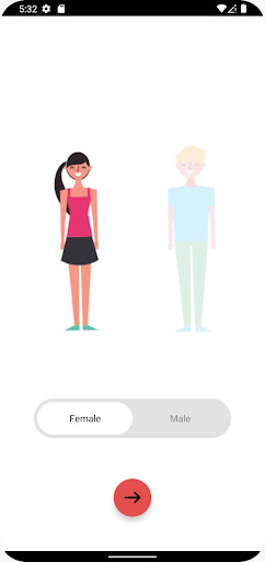Android application BMI BMR Calculator screenshort