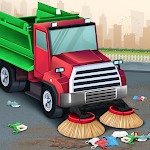 Cover Image of डाउनलोड Kids Road Cleaner Truck Game 1.0.32 APK