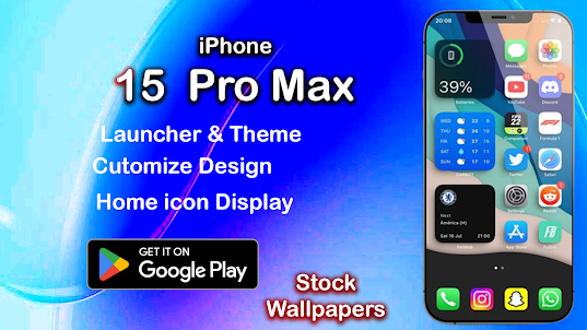 Launcher: iOS 15 Pro Max Theme