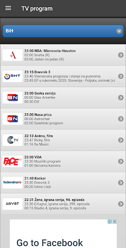 TV program (BiH) Screen 3