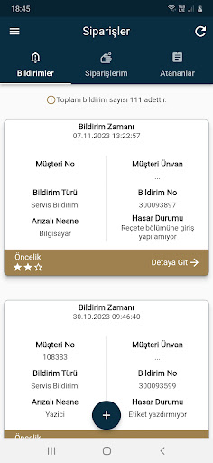 Renk Servis Connect Screen 3