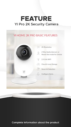 YI Pro 2K Home Camera Guide Screen 2