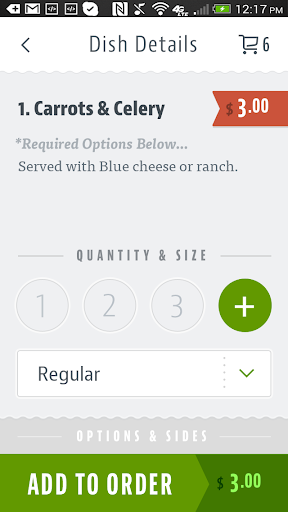 Android application Valentina Prepared Foods screenshort