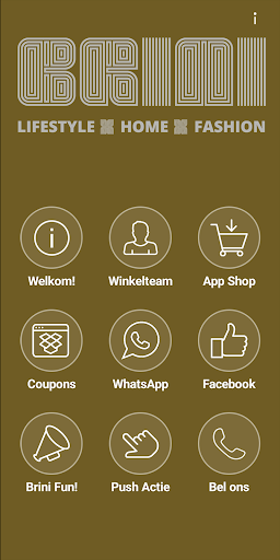 Android application The Brini App screenshort