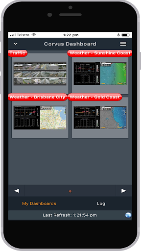 Corvus Dashboard Screen 2