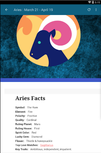Zodiac Symbols Screen 3