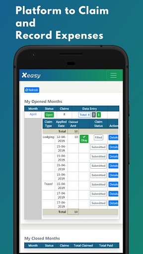 Android application Xeasy screenshort