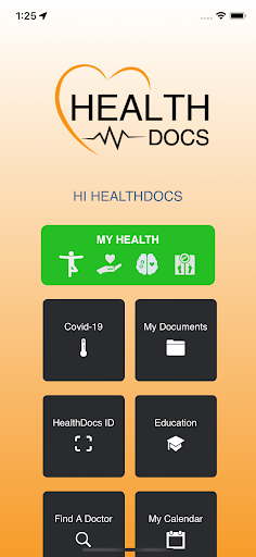 Android application HealthDocs screenshort