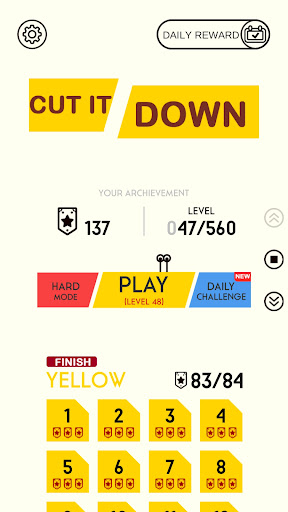 Android application Slide It To Cut - Puzzle Game screenshort