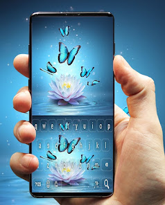 Captura 9 Teclado Flor mágica en el agua android