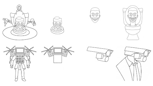 How to draw Skibibi toilet