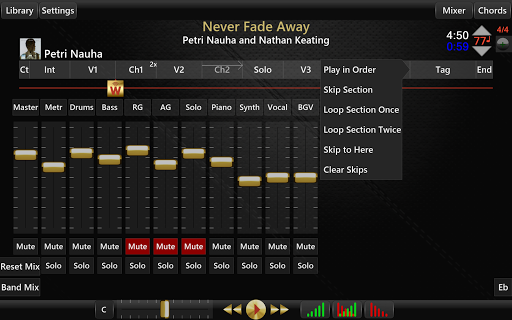 WorshipSong Band Screen 3