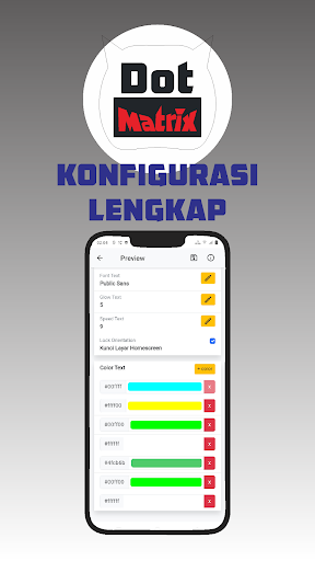 tulisan berjalan let ~ dot app Screen 3