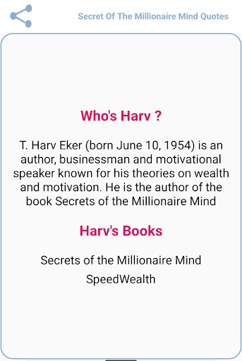 Secret Millionaire Mind Quotes Screen 3