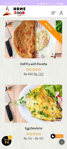 Home Food Flare Screen 2